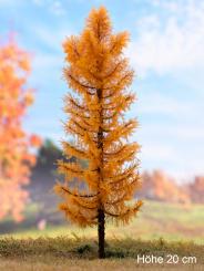 Der Modellbaum. – Lärche Solitär, Vollstamm, Herbst, orange, 15-60 cm | 