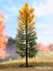 Der Modellbaum. – Lärche Solitär, Vollstamm, Herbst, gelb-grün, 15-60 cm | 