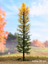 Der Modellbaum. – Lärche Wald, Vollstamm, Herbst, gelb-Übergang-grün, 10-60 cm | 