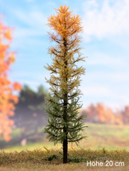 Der Modellbaum. – Lärche Wald, Vollstamm, Herbst, orange-Übergang-grün, 10-60 cm | 