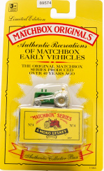 Matchbox 11963 – A Moko Lesney Product, No. 4, Massey Harris Tractor 