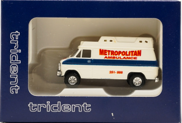 Trident 90100 (1:87) – Metropolitan Ambulance mit Chevy Van Cab 