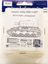 Trident 87016 (1:87) – Bausatz, FlaPz WIRBELWIND, Munitionspanzer 