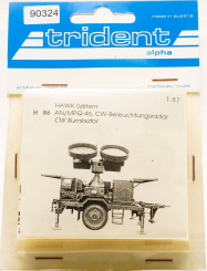 Trident H86 (1:87) – Metall-Bausatz, AN/MPQ-46, HAWK-System, CW-Beleuchtungsradar 