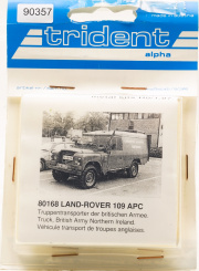 Trident 80168 (1:87) – Metall-Bausatz, Land Rover 109 APC, Truppentransporter 