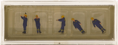 Preiser 79180 (1:160) – THW-Helfer, 5 Figuren 