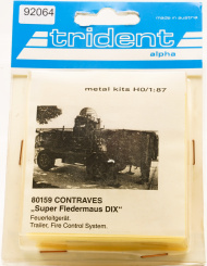Trident 80159 (1:87) – Bausatz, Contraves Super Fledermaus DIX, Feuerleitgerät 