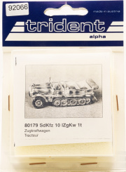 Trident 80179 (1:87) – Bausatz, SdKfz 10 IZgKw 1t, Zugkraftwagen 