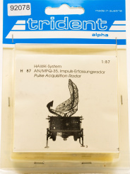 Trident H87 (1:87) – Bausatz, HAWK-System, Impuls-Erfassungsradar 