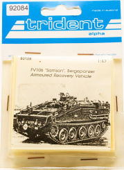 Trident 80128 (1:87) – Bausatz, FV106 Samson, Bergepanzer 