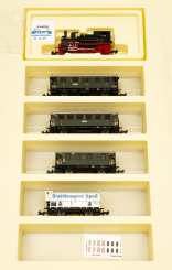 Minitrix 11013 – 5-tlg. Zug-Set Zug-Set mit Tenderlok BR 89.6 der DRG 