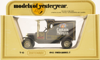 Matchbox Y-12 (1:35) – Ford Model T, Captain Morgan, 1912 