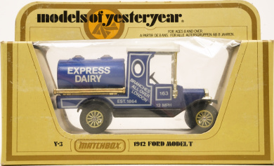 Matchbox Y-3 (1:35) – Ford Model T, Express Dairy, 1912 
