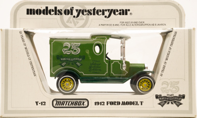 Matchbox Y-12 (1:35) – Ford Model T, 25 Years -Models of Yesteryear-, 1912 