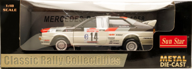 Sun Star 4183 (1:18) – Audi Quattro Coupe, M. Mouton, F. Pons, 1981 Rallye Sanremo 