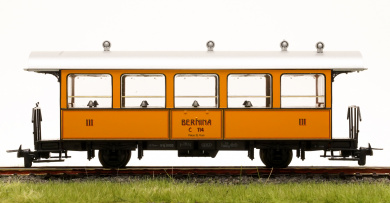 Bemo 3238164 (H0m) – 3. Klasse historischer Gesellschaftswagen der RhB 