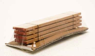 Ladegut (H0) – 1x Holzstapel, Echtholz, Länge 11,6 cm 