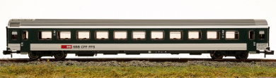 Fleischmann 890328 (N) – 2. Klasse Großraumwagen EW IV der SBB 