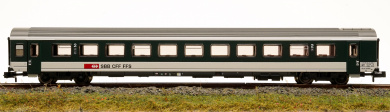 Fleischmann 890327 (N) – 2. Klasse Großraumwagen EW IV der SBB 