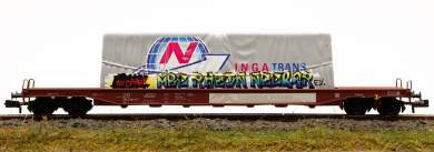 Pirata 4711 (N) – Glas-Transportwagen Uais der FS zur 9. N-Scale Convention 