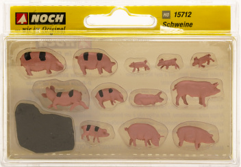 Noch 15712 (1:87) – Schweine, 12 Tiere  