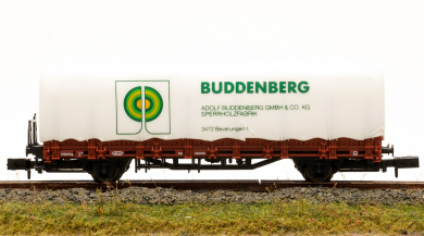 Arnold 4478-13 – Rungenwagen -Adolf Buddenberg Sperrholzfabrik- 