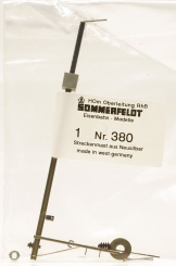 Sommerfeldt 380 (H0m) – Streckenmast, Neusilber, 1 Stück 