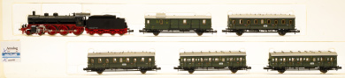 Minitrix 11072 – 6-tlg. Personenzug-Set mit Schlepptender-Dampflok BR 17.2 der DRG 