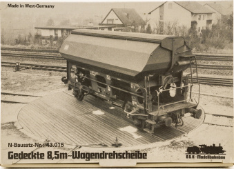 Bochmann & Kochendörfer 43.015 (N) – Bausatz Gedeckte 8,5m Wagendrehscheibe 