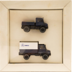 Wiking (1:87) – 2er-Set Mercedes-Benz Unimog 