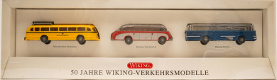 Wiking (1:87) – 3er-Set, 50 Jahre Wiking-Verkehrsmodelle 