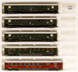 Liliput 834 – 5-teiliges Schnellzug-Wagen-Set der DB 