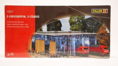Faller 120217 (H0) – Bausatz E-Lokschuppen 3-ständig 