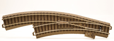 Trix 62671 – C-Gleis Bogenweiche links, mit Handschalthebel  