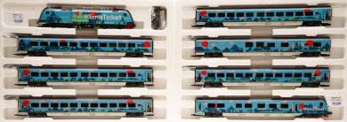 Roco 61501 – 8-tlg. Zugset Klimajet mit Elektrolok Rhh 1116 der ÖBB, digital (DCC) & Sound  
