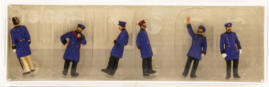 Preiser 12130 (1:87) – Königlich Preußisches Bahnpersonal um 1900, 6 Figuren 