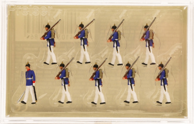 Preiser 12186 (1:87) – Preußische Infanterie um 1910 in Paradeuniform, 9 Figuren 