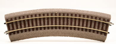 Roco 42522 – Gebogenes Gleis R2, 30° mit Bettung 