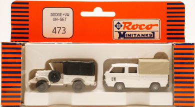 Roco 473 (1:87) – DODGE + VW UN-SET 