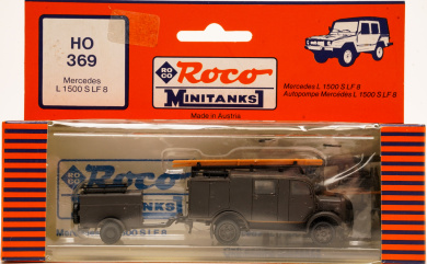 Roco 369 (1:87) – Mercedes L1500 S LF und Hänger 