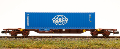 MF Train 33441 (N) – Containerwagen der EVB Logistik 