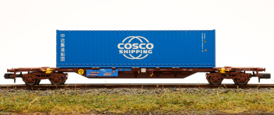 MF Train 33440 (N) – Containerwagen der EVB Logistik 