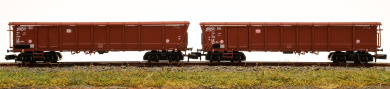 Hobbytrain H23412 (N) – Wagen-Set mit zwei Rolldachwagen Tamns 893 