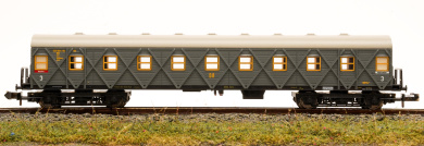 Minitrix 13335 – 3. Klasse Behelfspersonenwagen MC4i-44 der DRB 