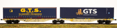 B-models 59403 – Doppel-Containertragwagen Sggmrss 90 der AAE 