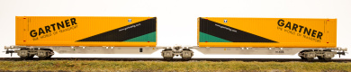 Roco 66597 – Container Doppeltragwagen Sggmrs der AAE  