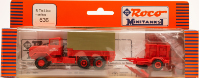 Roco 636 (1:87) – 5-Tonner LKW mit Aufbau, Feuerwehr 