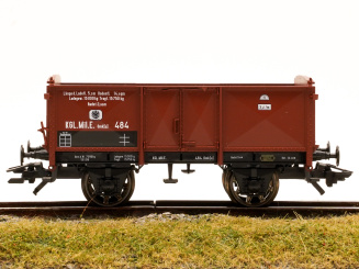 Fleischmann 521101 K (H0) – Offener Güterwagen Omk(u) der Königlich Preußische Militär-Eisenbahn (Kgl.Mil.E.) 