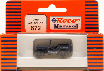 Roco 672 (1:87) – Jeep, Air Police, US Air Force 