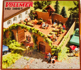 Vollmer 3861 (H0) – Bausatz Deko Set Friedhof 
